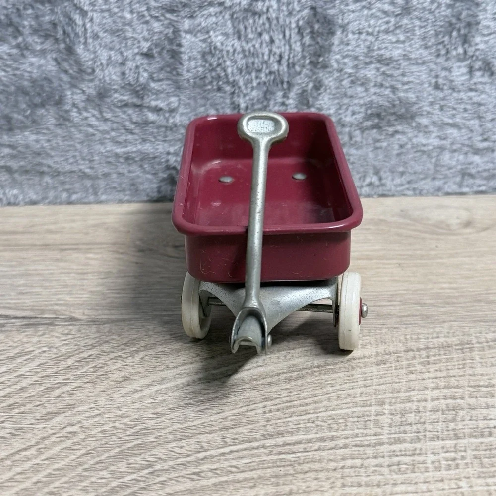 Radio Flyer Miniature Red Wagon Toy Collectible Vintage Style Decor Display‎